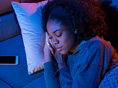 Red light therapy for sleep