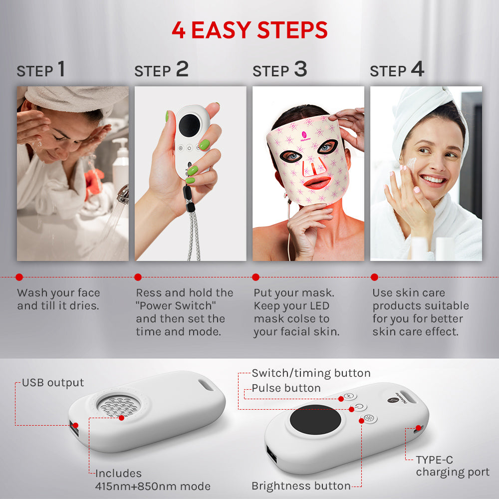 LED light therapy mask