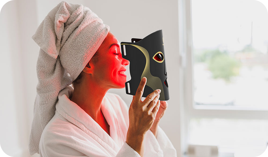 red light therapy mask
